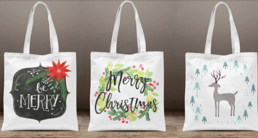 Christmas Tote Bags
