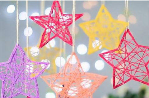 Wool lace decorations
