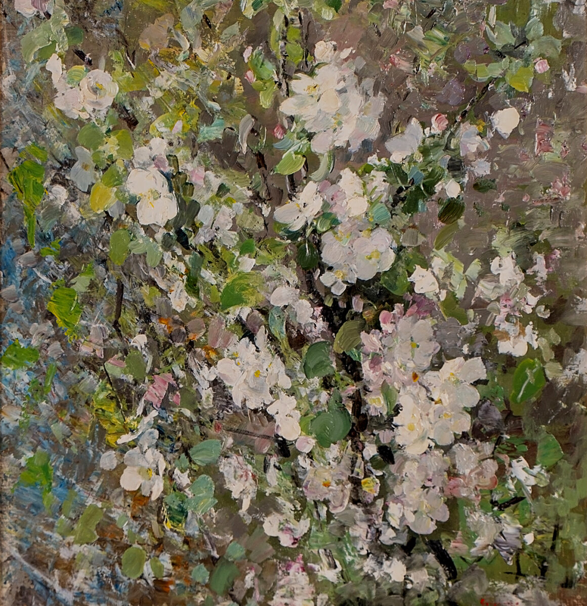 Nicolae Grigorescu, Ramură de măr înflorit-dark Dedicated tour Slatineanu